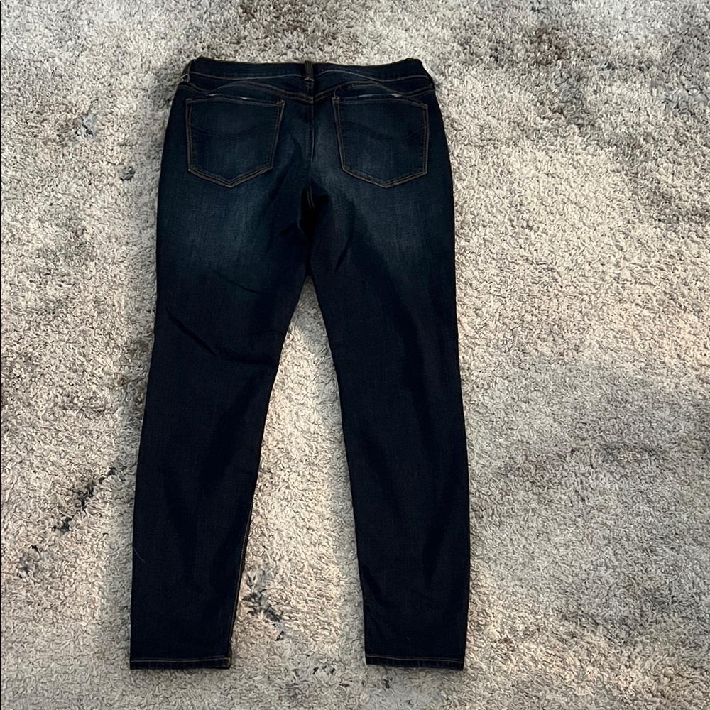 SO Flex Stretch Women's Dark Blue Skinny Jeans - Picture 2 of 2